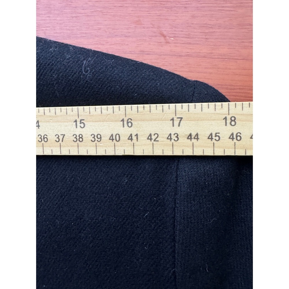Sag Harbor Women's Vintage 100% Wool Black Blazer Sz 12P / Vintage Sz 14P Career - Picture 8 of 16
